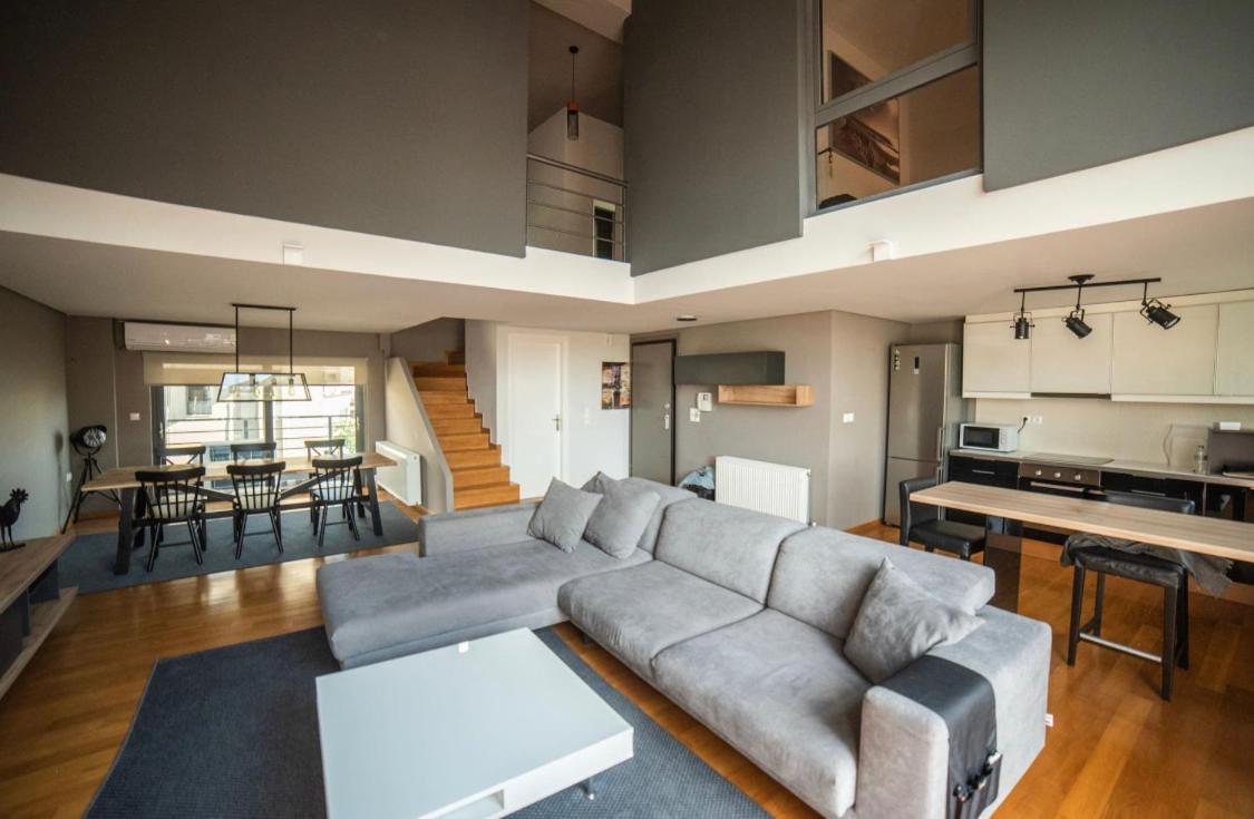 Minimal Brand New Loft Next To Subway Leilighet Athen Eksteriør bilde