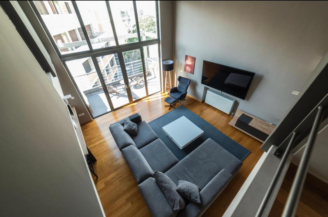 Minimal Brand New Loft Next To Subway Leilighet Athen Eksteriør bilde